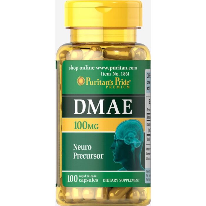 Ноотропний комплекс Puritans Pride DMAE 100 mg (Neuro Precursor) 100 caps