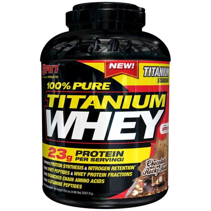 Сывороточный протеин SAN 100% Pure Titanium Whey 2270 грамм
