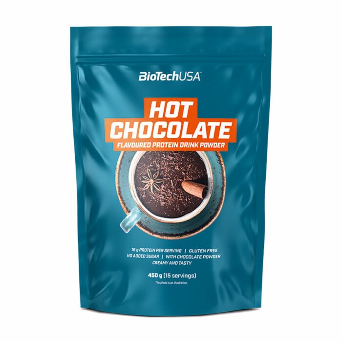 Замінник харчування BioTech USA Hot Chocolate flavoured protein drink powder - 450 g