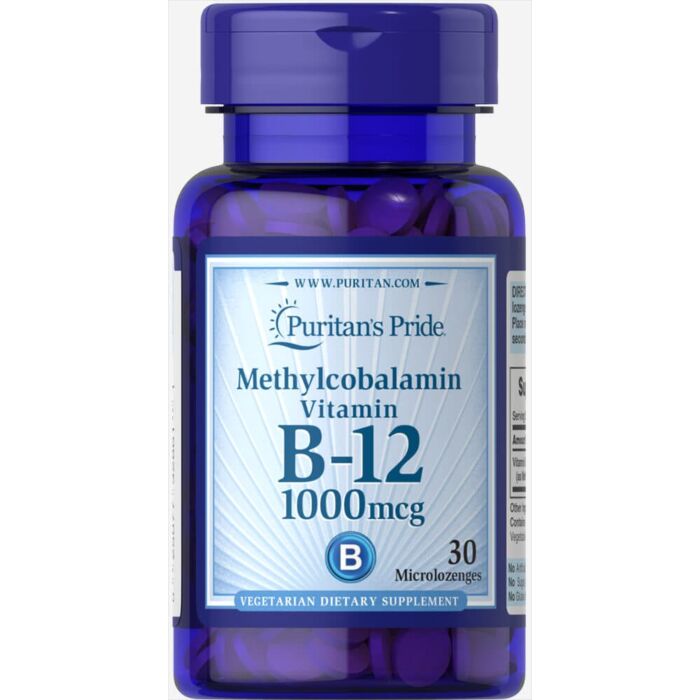 Витамин B Puritans Pride Methylcobalamin Vitamin B-12 1000 mcg 30 Microlozenges