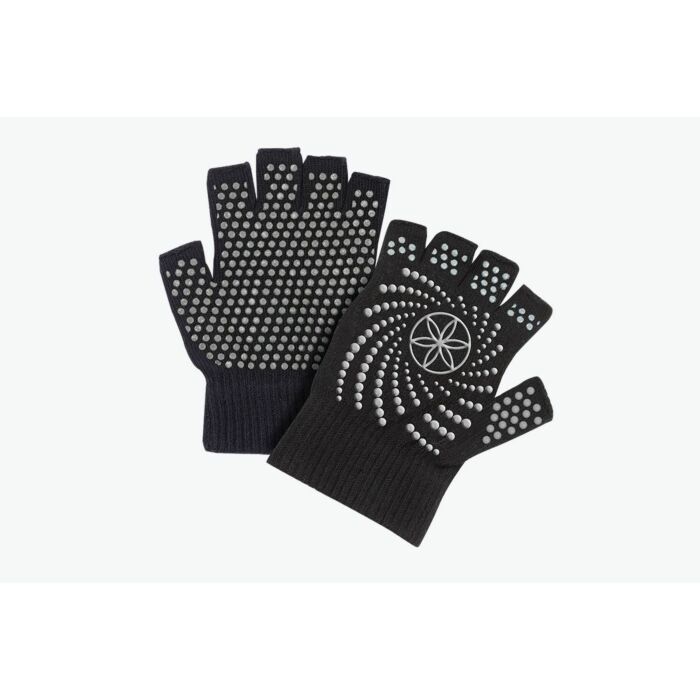 Перчатки GymBeam Перчатки Для Йоги Grippy Yoga Gloves Black