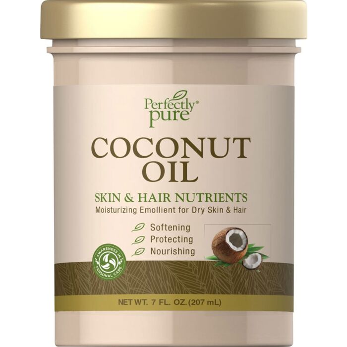 Для волосся та нігтів Puritans Pride Coconut Oil 7 oz (Perfectly Pure)