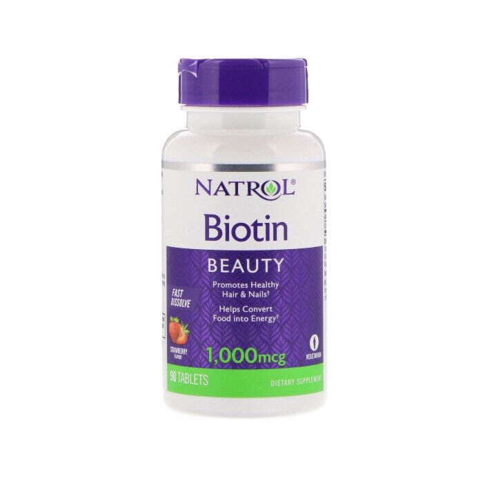 Биотин Natrol Biotin 1000mcg Straw - 90 таб