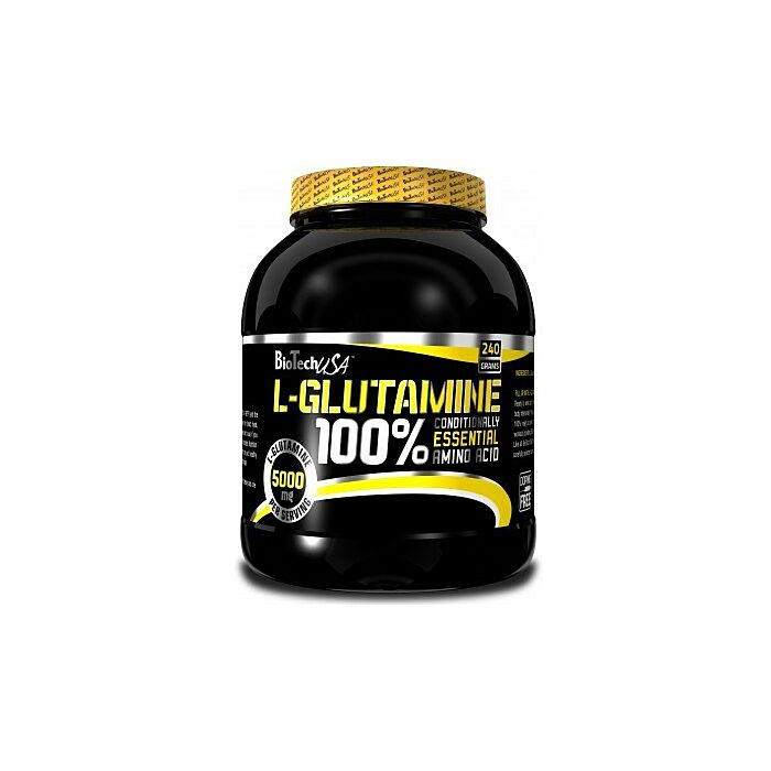 Глютамин BioTech USA 100% L-Glutamine 240g