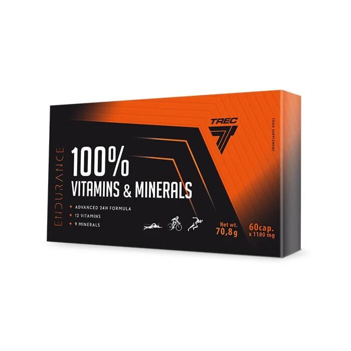 Мінерали Trec Nutrition 100% Vitamins & Minerals 60 capsules
