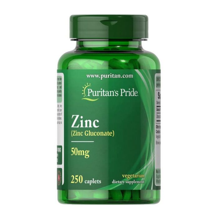 Цинк Puritans Pride Zinc 50 mg 250 Caplets