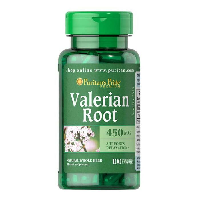 Puritans Pride Valerian Root 450 mg 100 caps