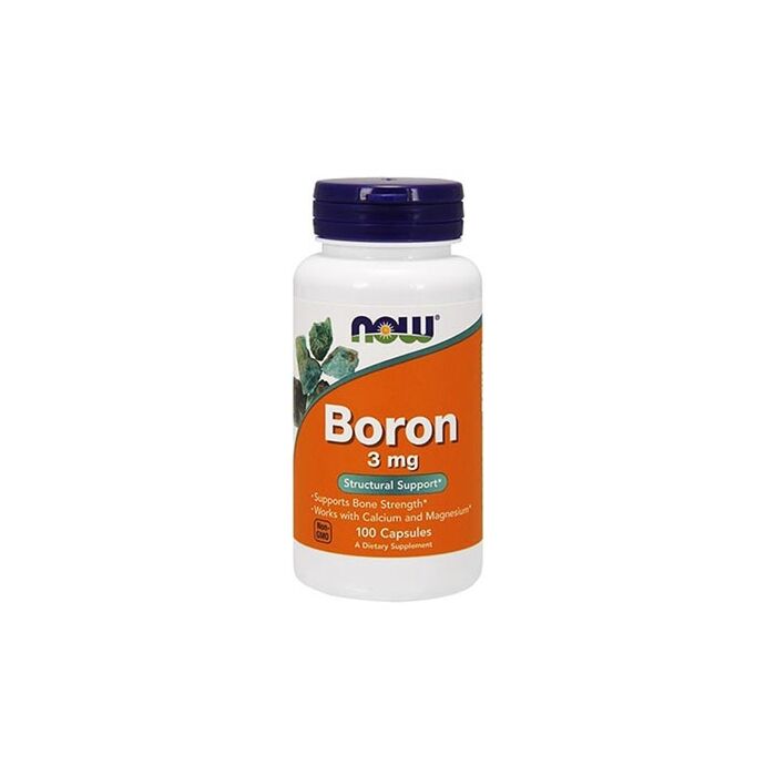Мінерали NOW Boron 3 мг - 100 кап