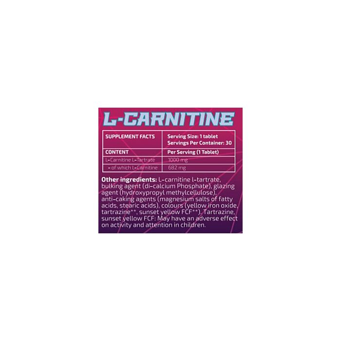 Л-карнітин 10x Nutrition L-Carnitine - 30 tabs