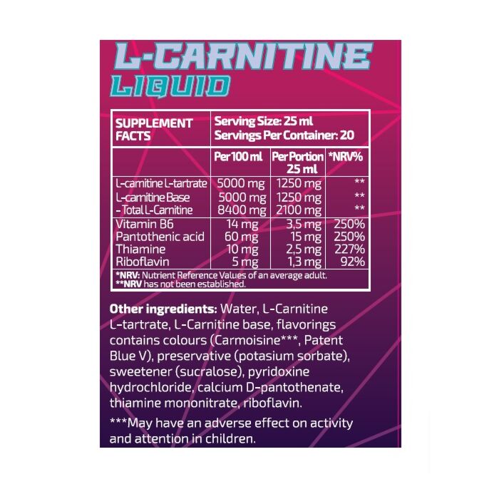 Л-карнітин 10x Nutrition L-Carnitine 500 ml