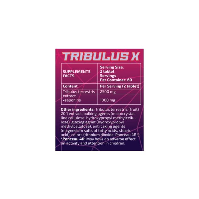 Комплексний засіб для підвищення тестостерону 10x Nutrition Tribulus X 120 tabs