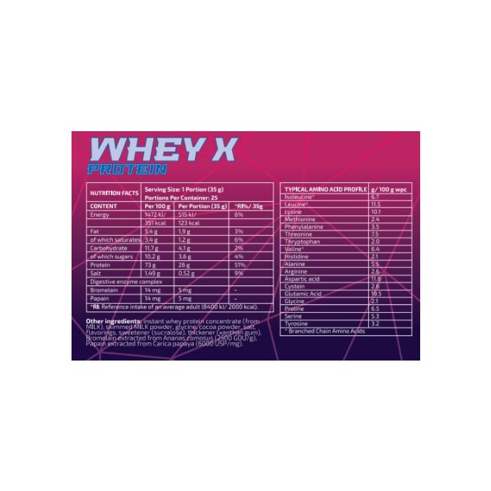 Сывороточный протеин 10x Nutrition Whey X Protein 907 g