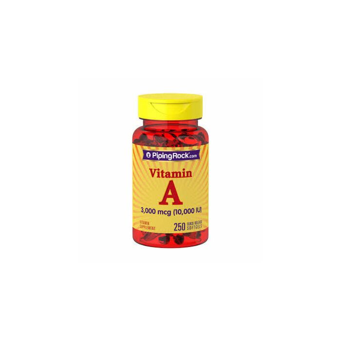 Витамин А Piping Rock Vitamin A 10000 250 softgels