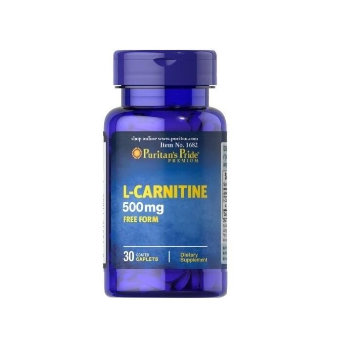 Puritans Pride L-Carnitine 500 mg 30 каплет