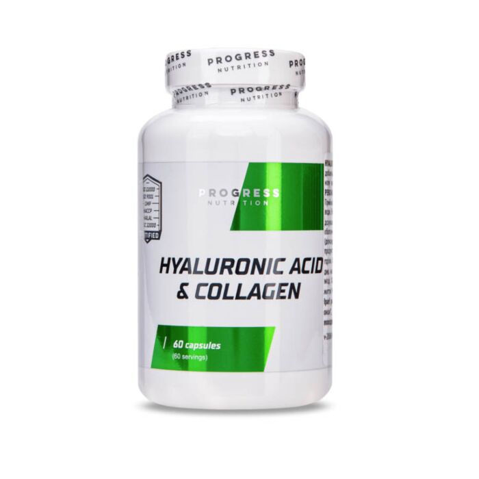 Progress Nutrition Hyaluronic Acid and Collagen (60 caps)