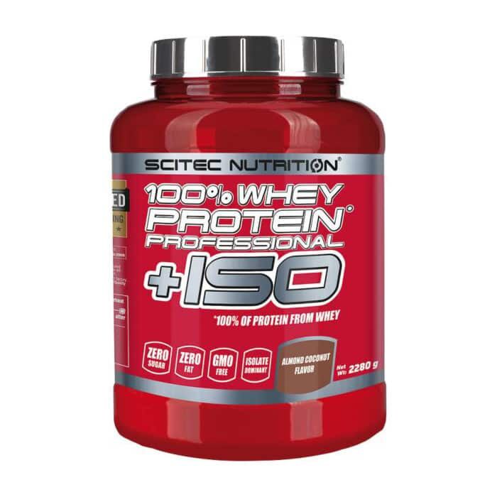 Сывороточный протеин Scitec Nutrition Whey Protein Professional+ISO 2280 грамм
