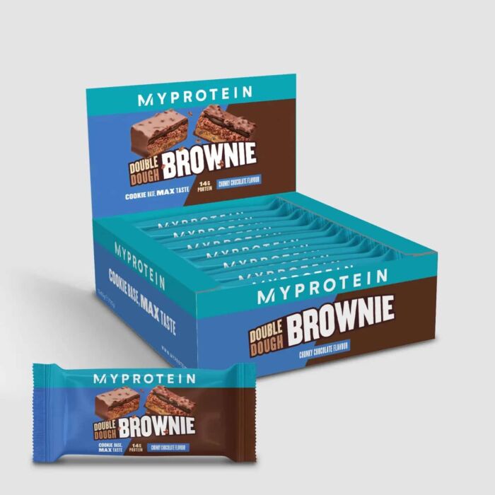 Батончики MyProtein Double Dough Brownie Chunky Chocolate - 12x60 g