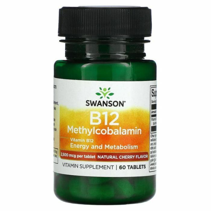Витамин B Swanson Ultra Vitamin B-12 Methylcobalamin, 2500 мкг - 60 таблеток Exp 04/2022
