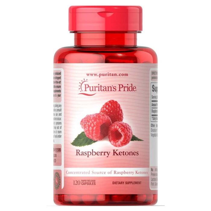 Puritans Pride Raspberry Ketones 100 mg 60 Capsules