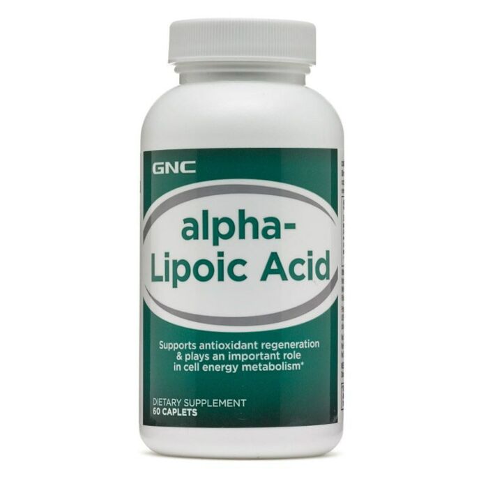 Антиоксиданты GNC Alpha-Lipoic Acid 100 - 60 каплет