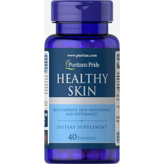 Для здоровья кожи Puritans Pride Healthy Skin with Ceramosides® 40 Softgels