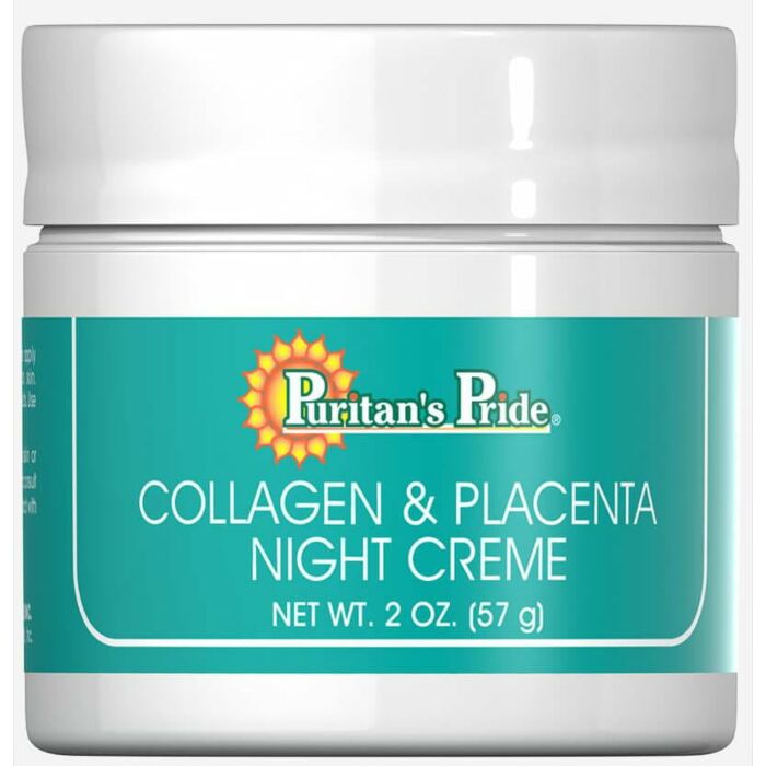 Коллаген Puritans Pride Natural Collagen and Placenta Night Creme 2 oz.