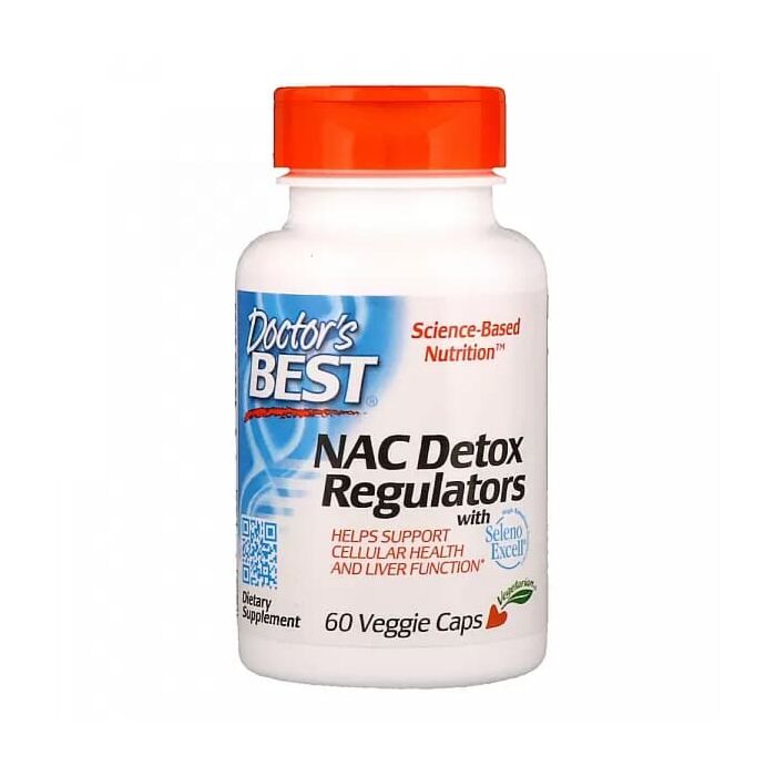Амінокислота Doctor's Best NAC Detox Regulators, 60 Veggie Caps