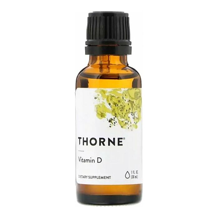 Вітамин D Thorne Research Рідкий Вітамін D, 1000МЕ, 30 мл