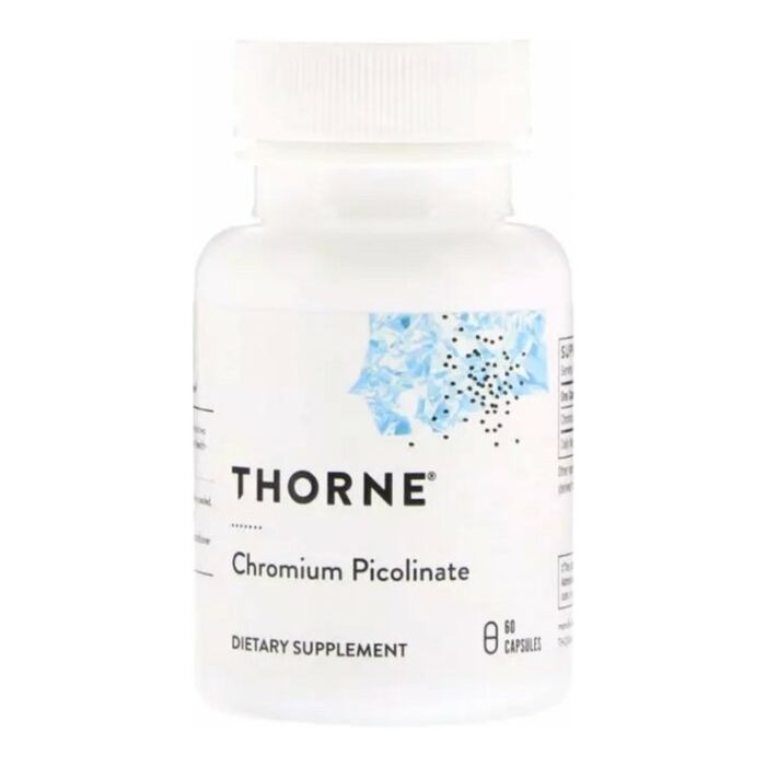 Минералы Thorne Research Chromium Picolinate, 500 мкг,60 капсул