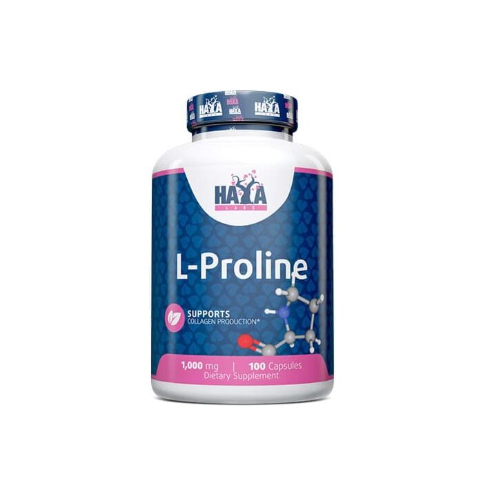Аминокислота Haya Labs L-Proline 1000mg - 100caps