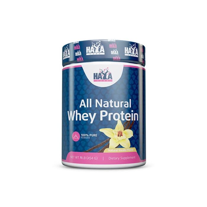 Сироватковий протеїн Haya Labs 100% Pure All Natural Whey Protein (Vanilla) - 454 г