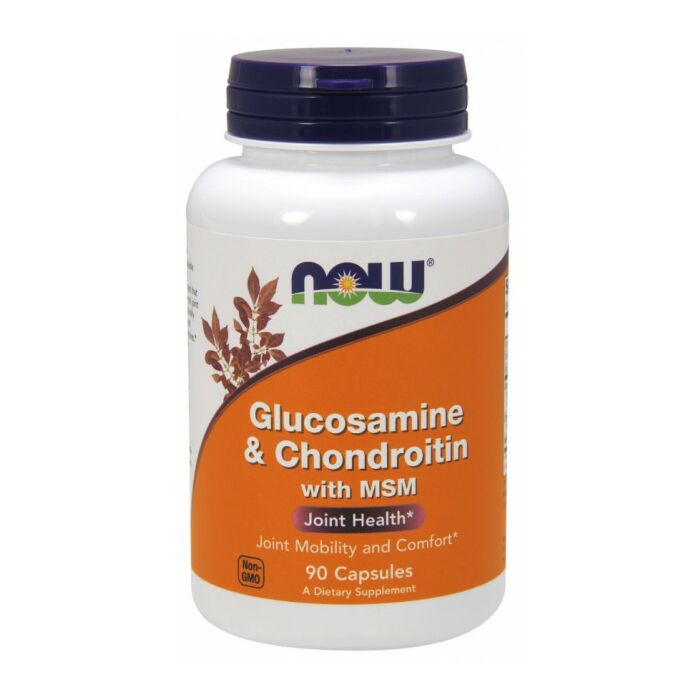 Комплекс для суставов и связок NOW Glucosamine & Chondroitin, MSM 90 caps