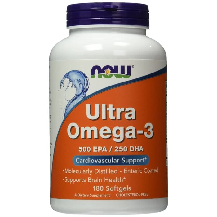 Омега жири NOW Ultra omega 3 180 кап