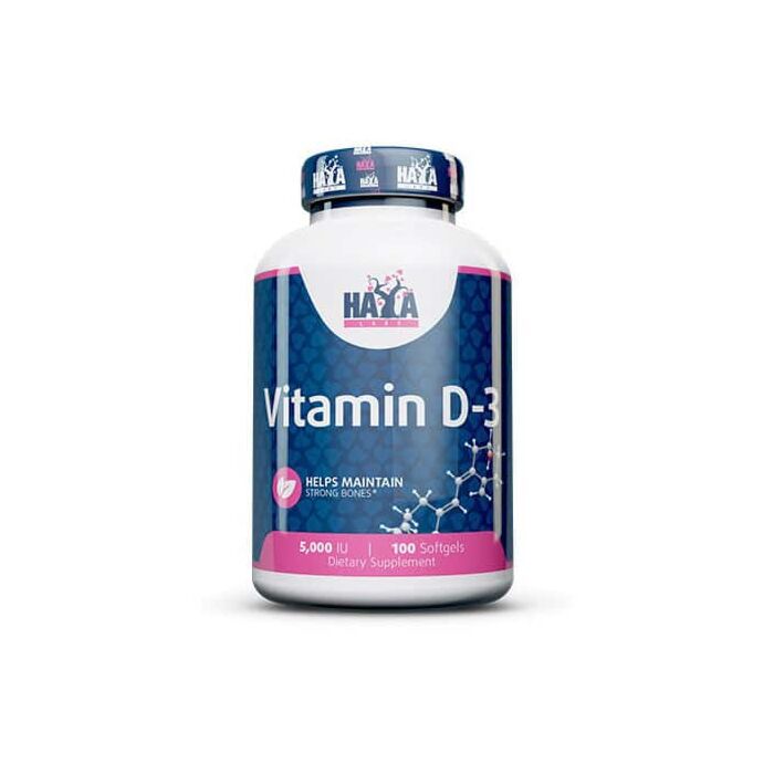 Витамин D Haya Labs Vitamin D-3 / 5000 IU - 100 Softgels