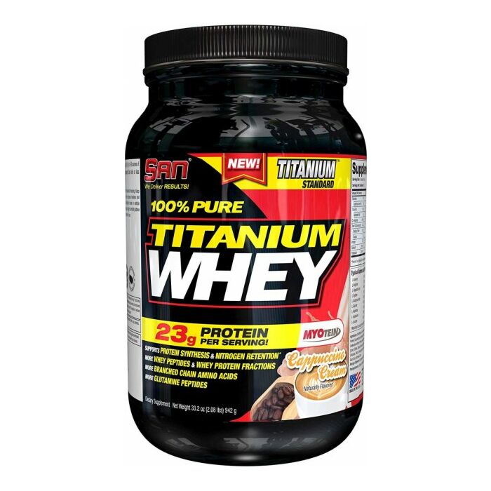 Сироватковий протеїн SAN 100% PURE TITANIUM WHEY - 900 г