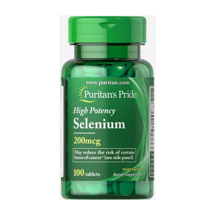 Для підвищення імунітету Puritans Pride PP, Selenium 200 mcg - 100 Tablets