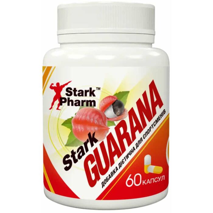 Жироспалювач Stark Pharm Stark Guarana 300 mg - 60 caps