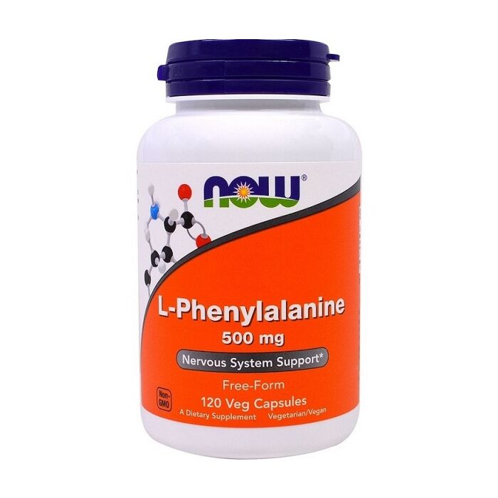 Аминокислота NOW L-Phenylalanine 500mg 120 caps