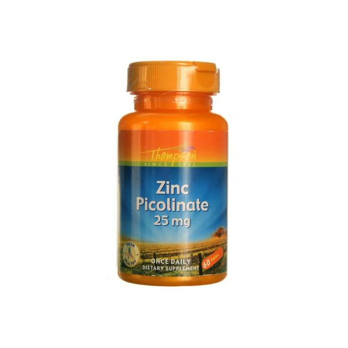 Цинк Thompson Zinc Picolinate 25 mg 60 Tablets