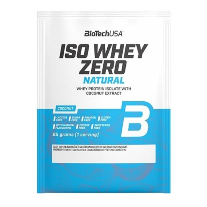 Сывороточный протеин BioTech USA Iso Whey Zero Natural Lactose Free - 25 g