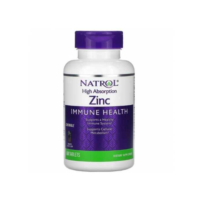 Цинк Natrol Zinc immune health, 60 таблеток (06.22)