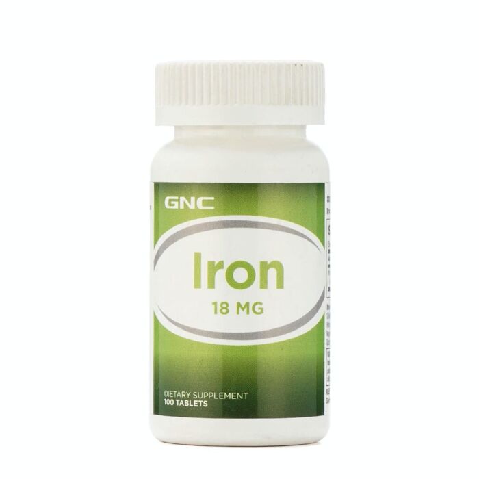 Мінерали GNC Iron 18 mg - 100 tabl