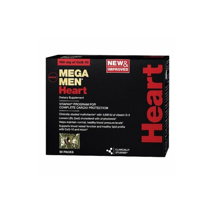 GNC Mega Men Heart Vitapak 30 мегапак