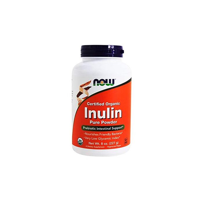 Добавка для здоровья желудка NOW Inulin Powder Organic  227 г  (EXP 10/23)