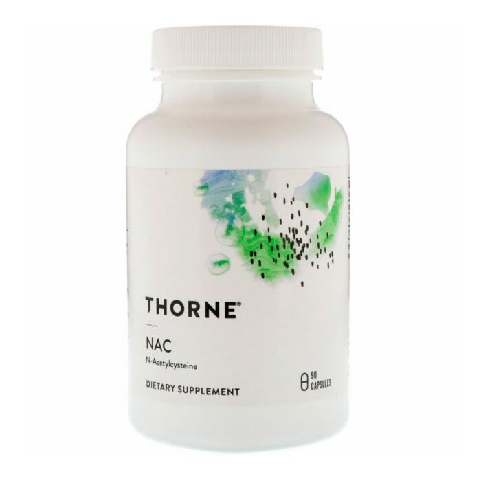 Амінокислота Thorne Research NAC 500 мг, 90 капсул