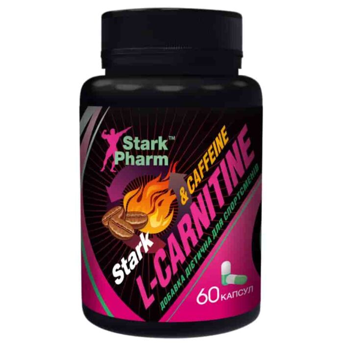 Л-карнітин Stark Pharm L-CARNITINE & CAFFEINE COMPLEX 560 mg - 60 caps