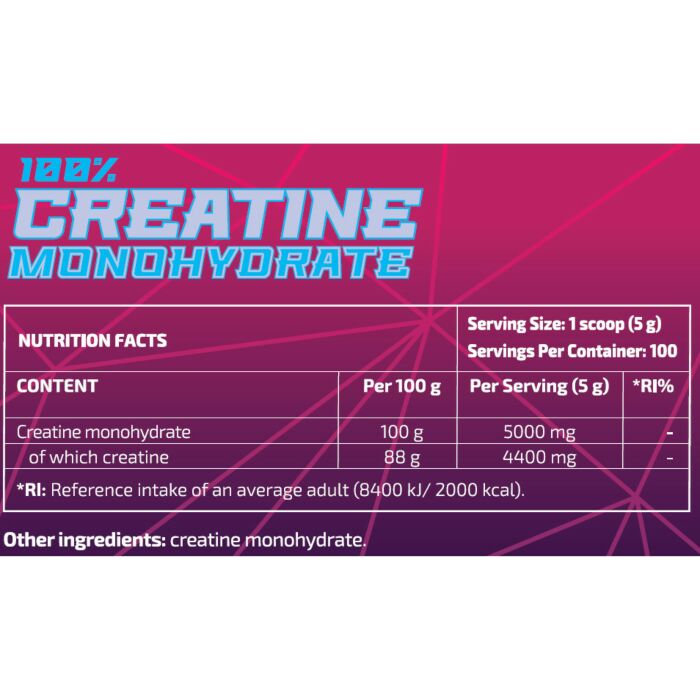 Креатин 10x Nutrition 100% Creatine monohydrate (500 г)