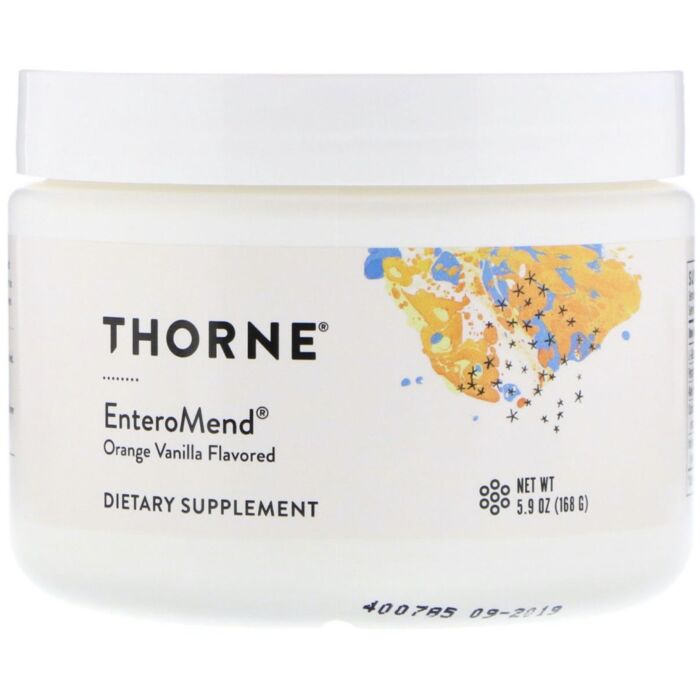 Для здоров'я шлунка Thorne Research  EnteroMend,( зі смаком апельсина та ванілі), 168 гр (5,9 унції)