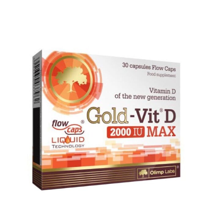 Витамин D Olympus Labs Gold-Vit D Max 2000 IU, 30 capsules