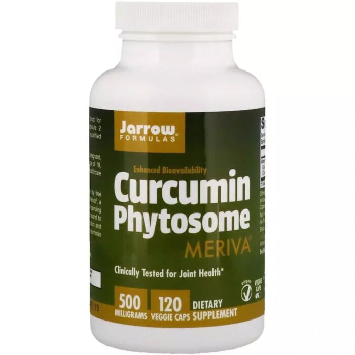 Куркумін Jarrow Formulas Curcumin Phytosome Meriva, 500 мг, 120 гелевих капсул